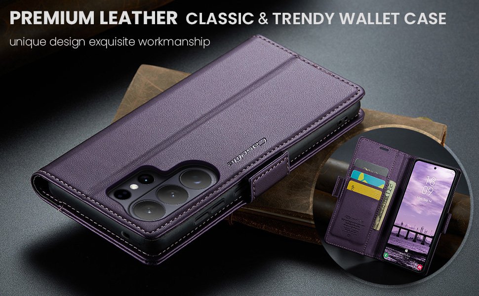 ELEPIK Folio Wallet Case · Fashion Purple — series product details 3