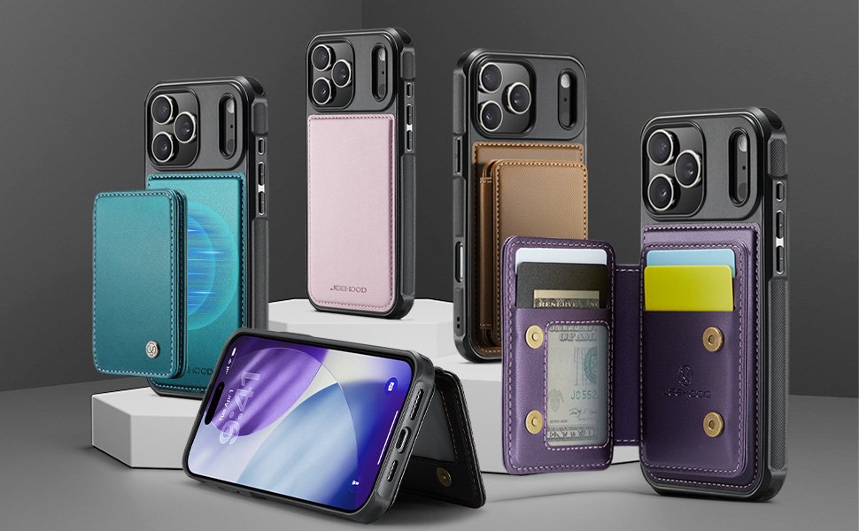 ELEPIK Detachable Magnetic Wallet Case · Black — series product details 7