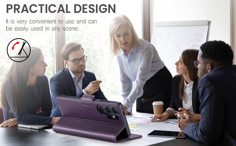 ELEPIK Folio Wallet Case · Fashion Purple — series product details 2