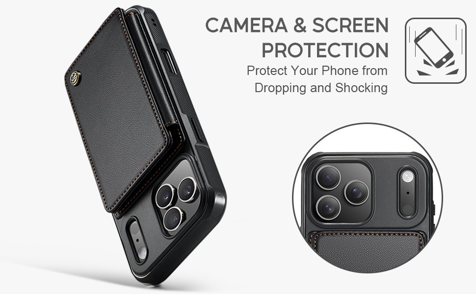 ELEPIK Back Wallet Case · Fashion Black — series product details 4