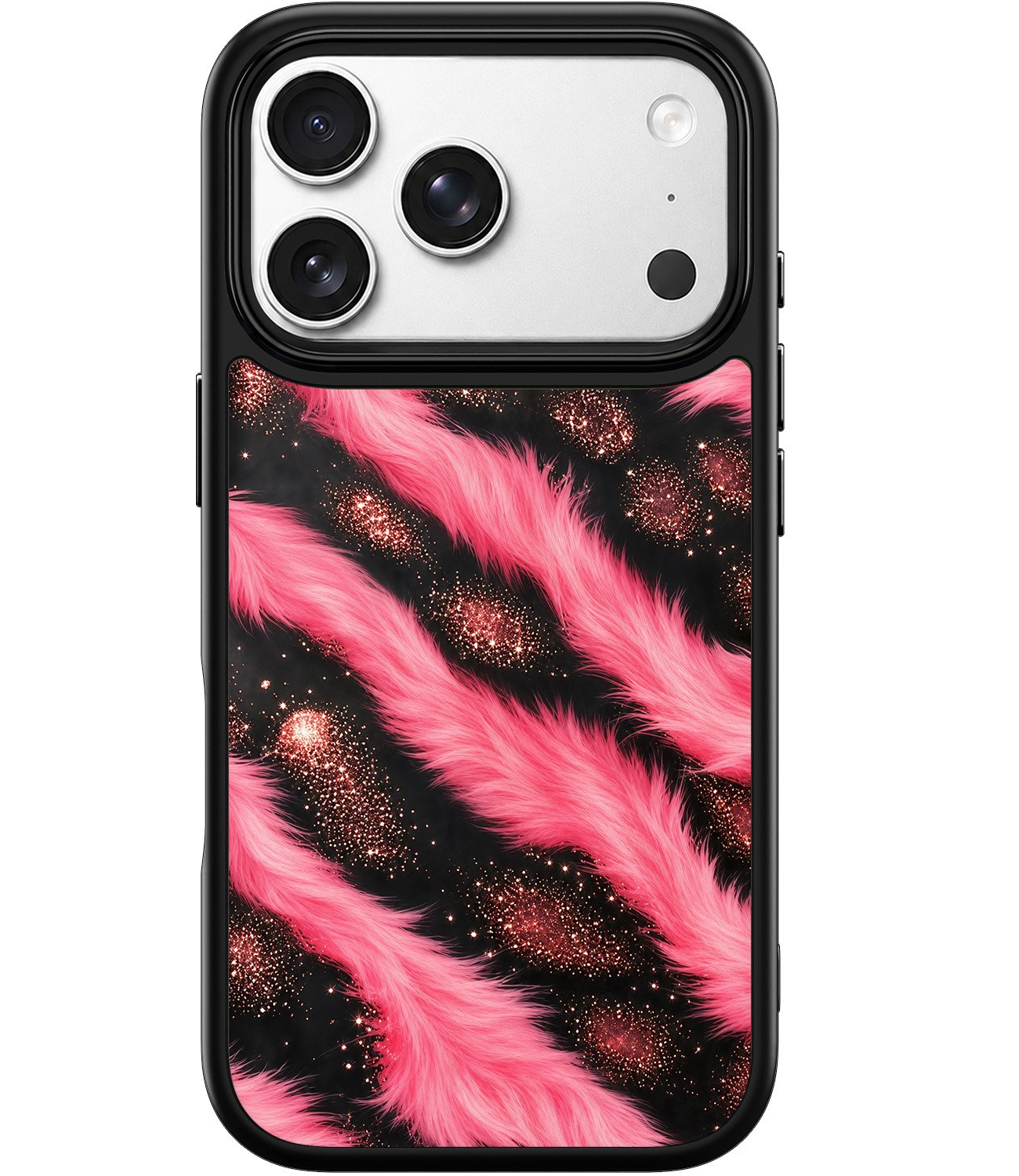 ELEPIK Pink Reverie Print Case — Pink & black