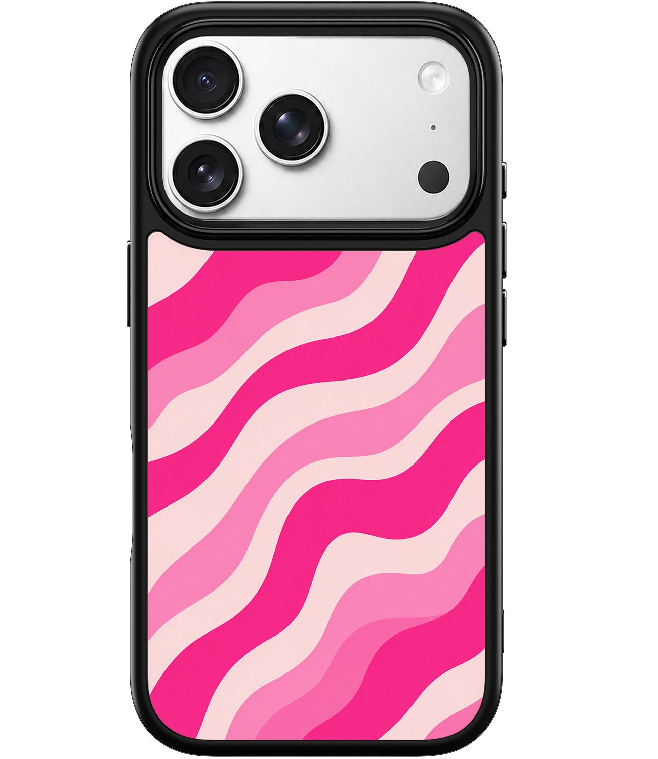 ELEPIK Pink Wave Print Case — Pink wave