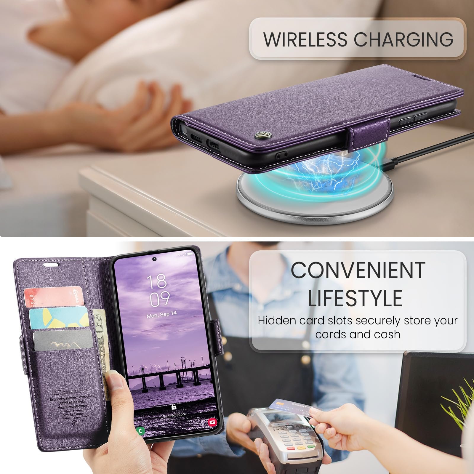 Folio Wallet Case for Samsung Galaxy S26 Ultra in Fashion Purple — detail 4