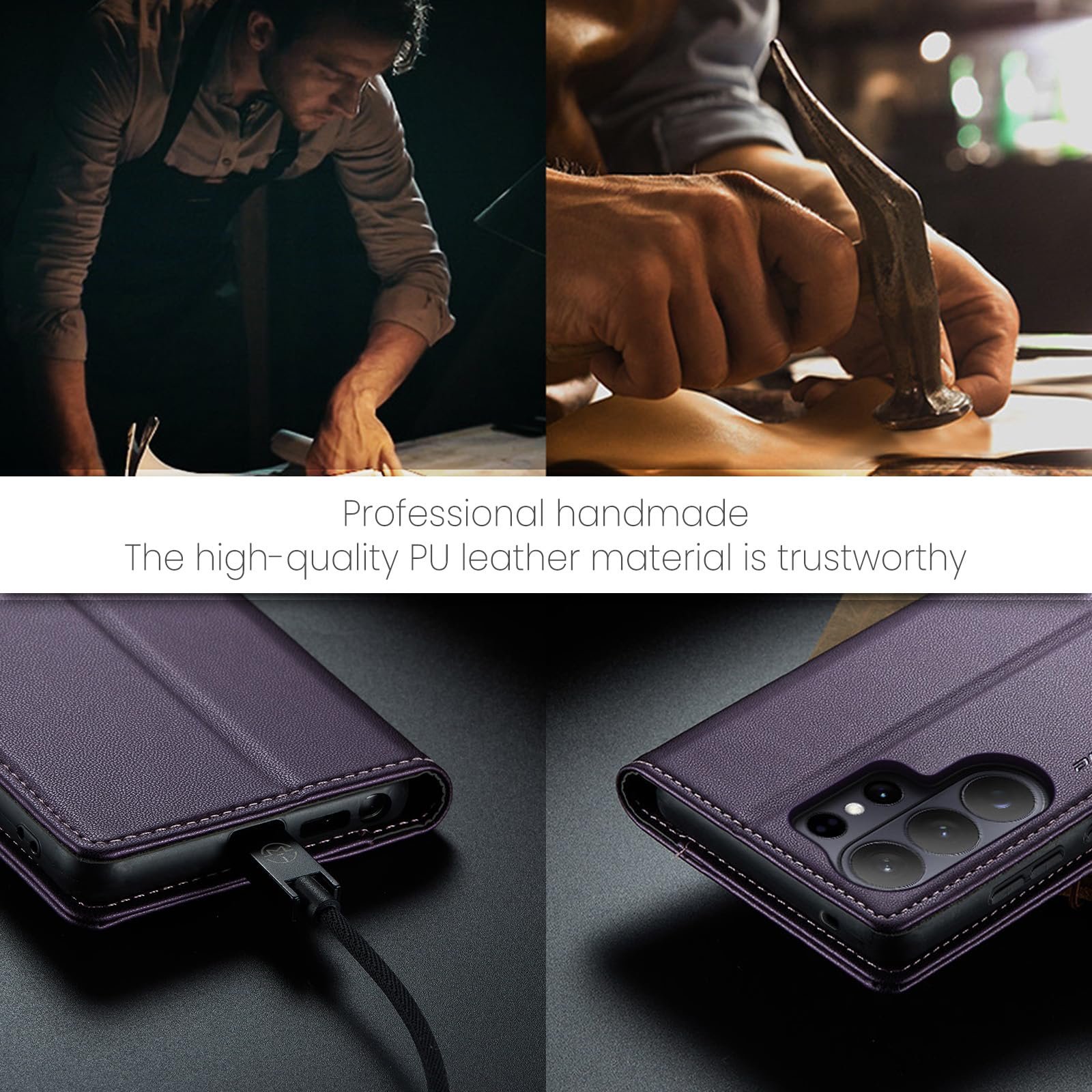 Folio Wallet Case for Samsung Galaxy S26 Ultra in Fashion Purple — detail 6