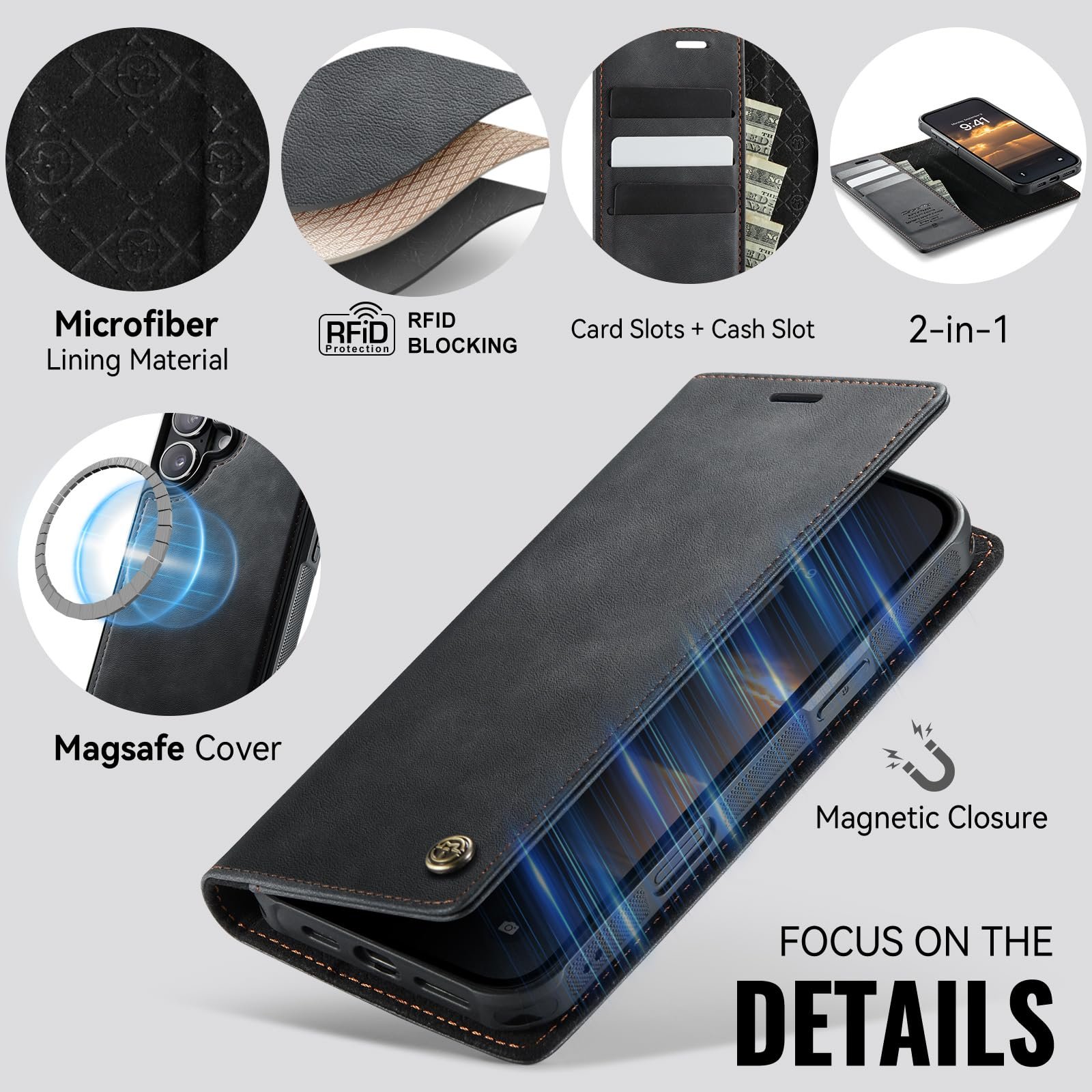 iPhone 16 · Classic Black — product image 8