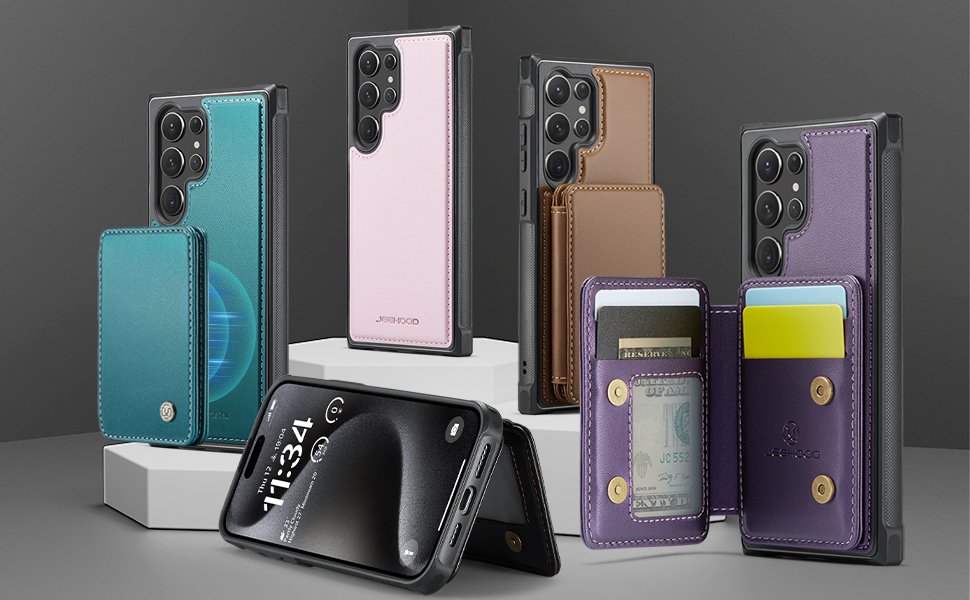 ELEPIK Detachable Magnetic Wallet Case · Black — series product details 7
