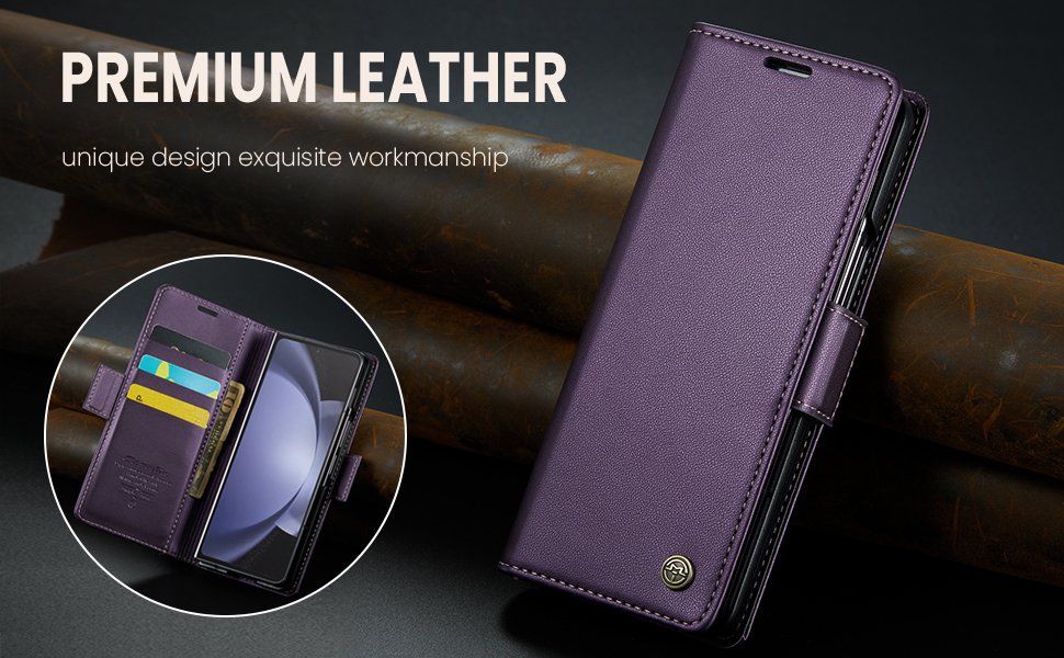 ELEPIK Folio Wallet Case · Fashion Purple — series product details 4