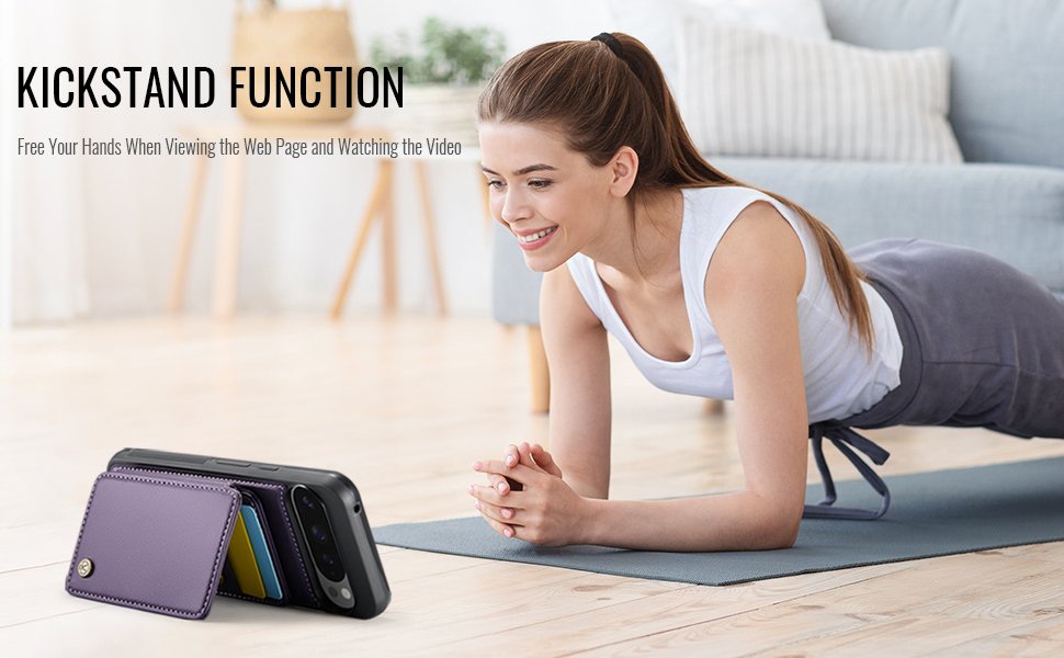 ELEPIK Detachable Magnetic Wallet Case · Purple — series product details 5