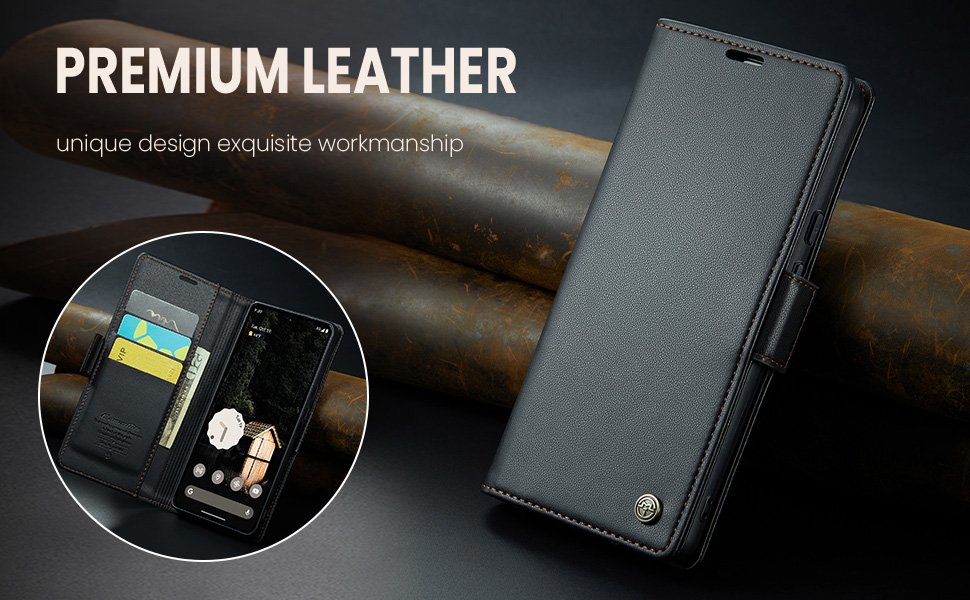 ELEPIK Folio Wallet Case · Fashion Black — series product details 4
