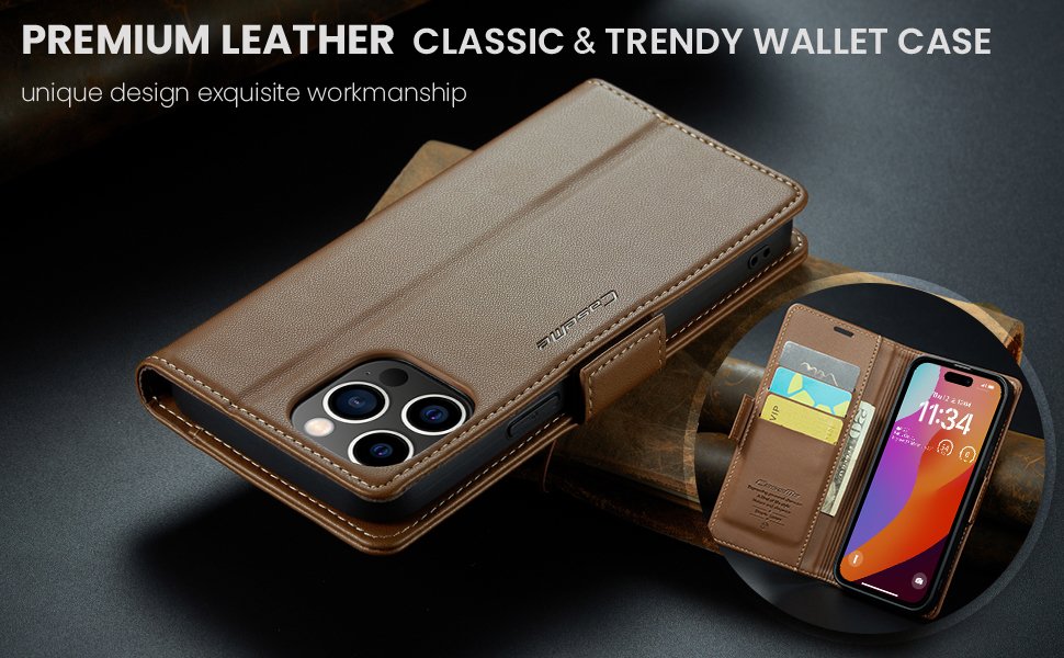 ELEPIK Folio Wallet Case · Luxury Coffee — series product details 2