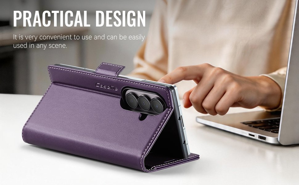 ELEPIK Folio Wallet Case · Fashion Purple — series product details 2
