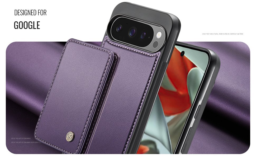 ELEPIK Detachable Magnetic Wallet Case · Purple — series product details 1