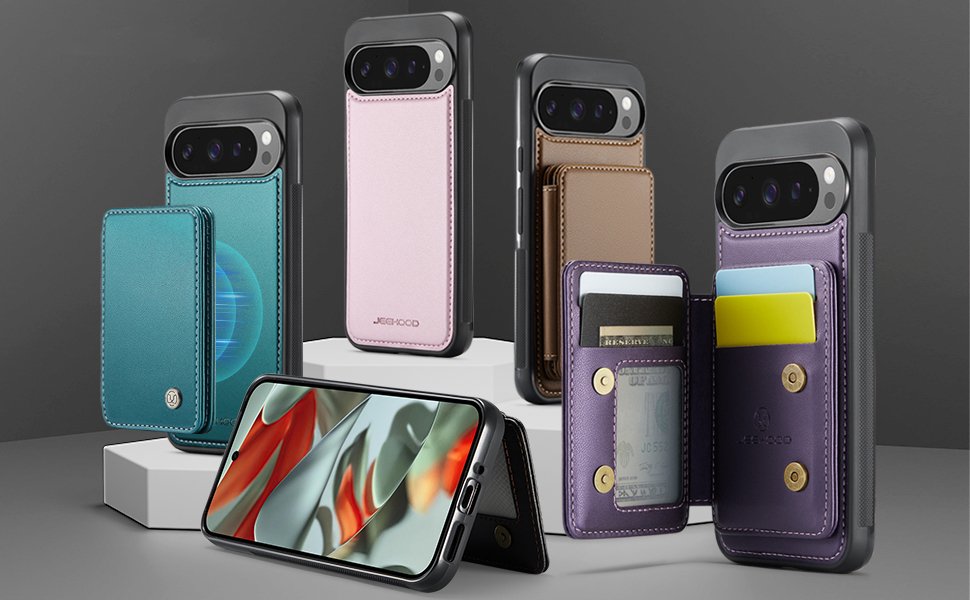ELEPIK Detachable Magnetic Wallet Case · Black — series product details 7