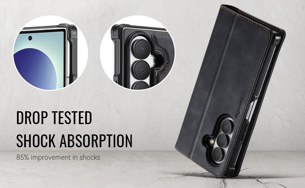 ELEPIK 2-in-1 Folio Wallet Case · Classic Black — series product details 5