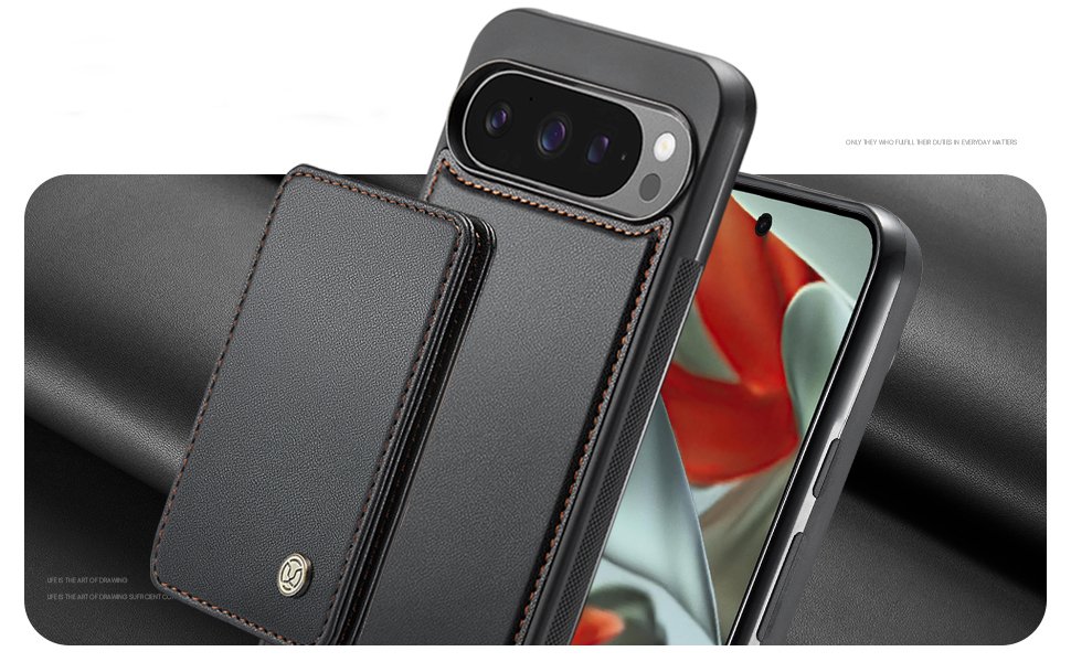 ELEPIK Detachable Magnetic Wallet Case · Black — series product details 1