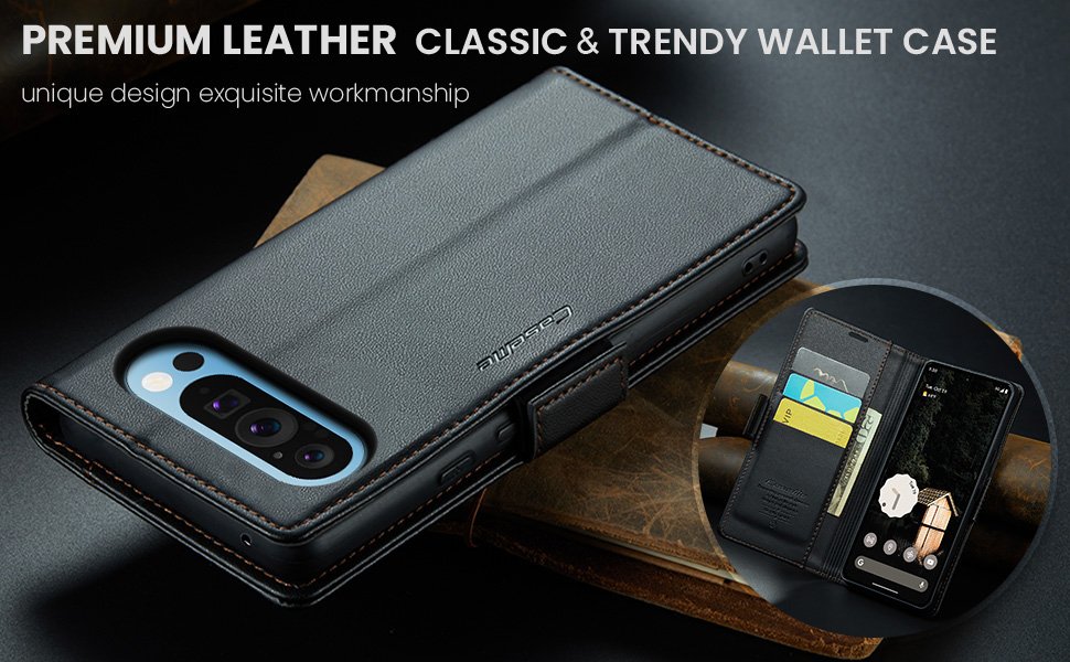 ELEPIK Folio Wallet Case · Fashion Black — series product details 3
