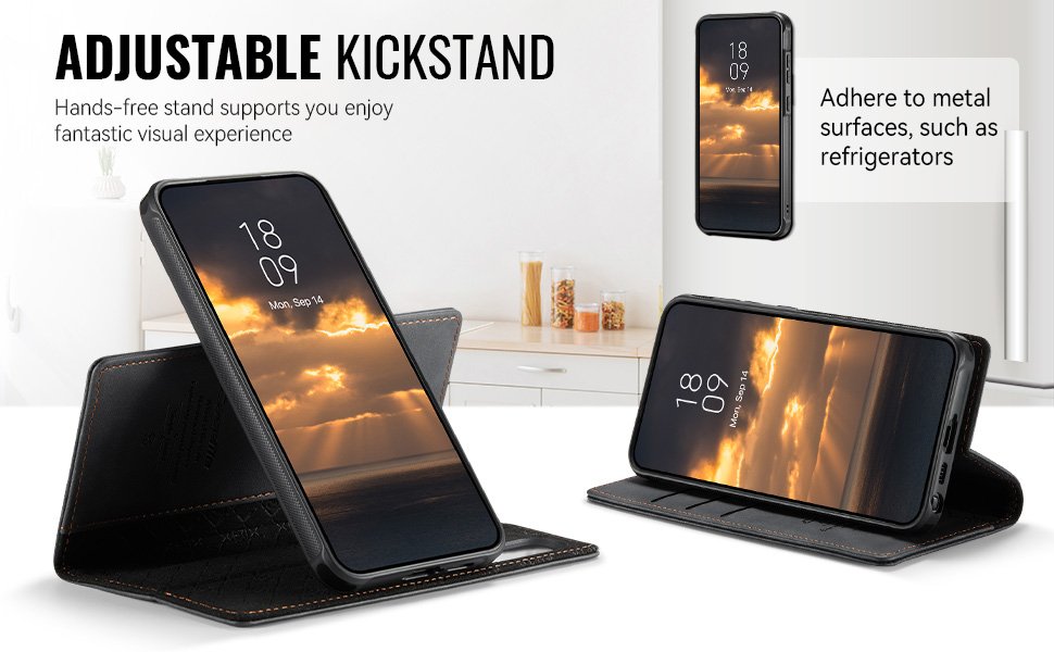 ELEPIK 2-in-1 Folio Wallet Case · Classic Black — series product details 4