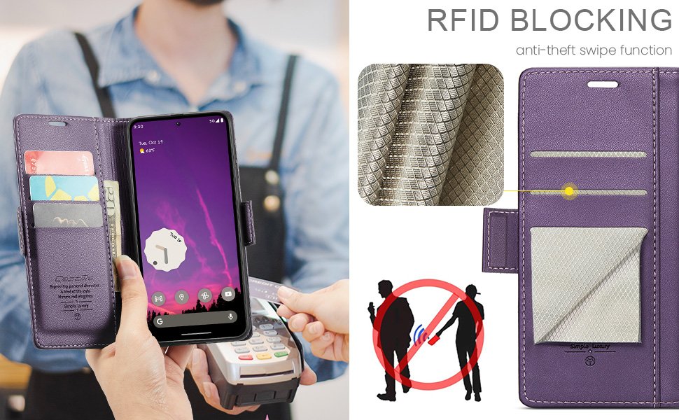 ELEPIK Folio Wallet Case · Fashion Purple — series product details 5