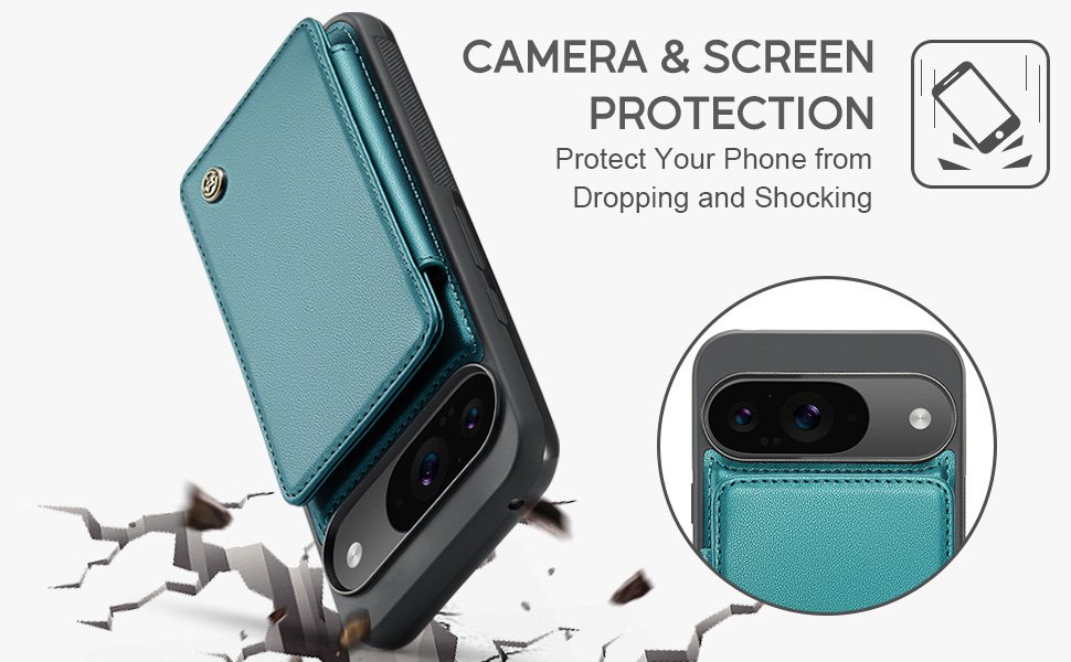 ELEPIK Back Wallet Case · Fashion Green — series product details 4