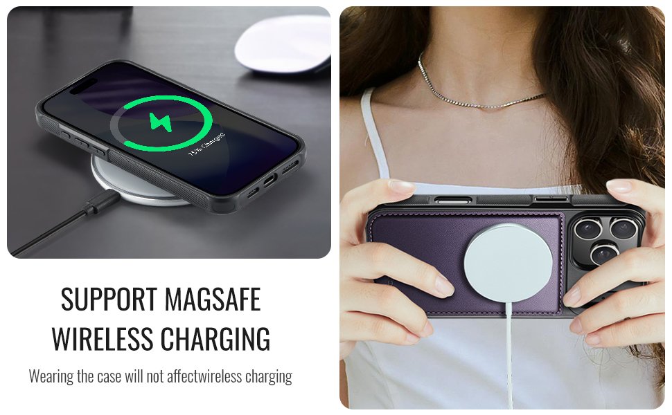 ELEPIK Detachable Magnetic Wallet Case · Purple — series product details 4