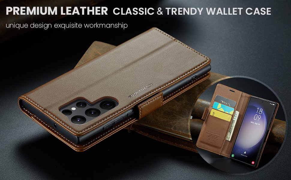 ELEPIK Folio Wallet Case · Luxury Coffee — series product details 2