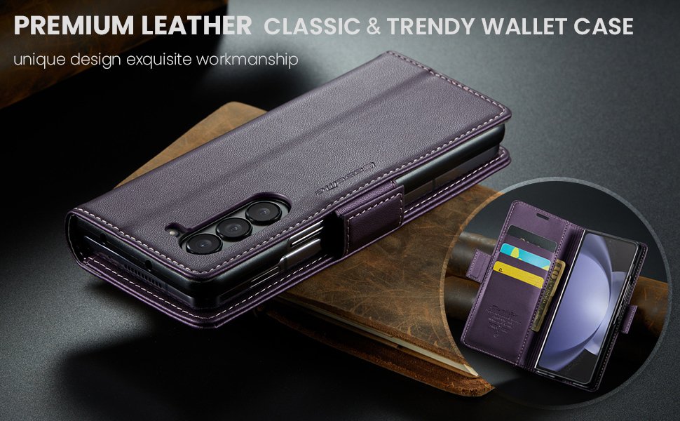 ELEPIK Folio Wallet Case · Fashion Purple — series product details 3