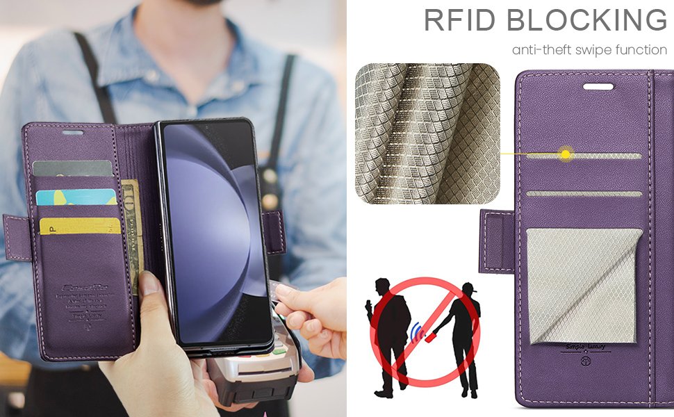 ELEPIK Folio Wallet Case · Fashion Purple — series product details 5