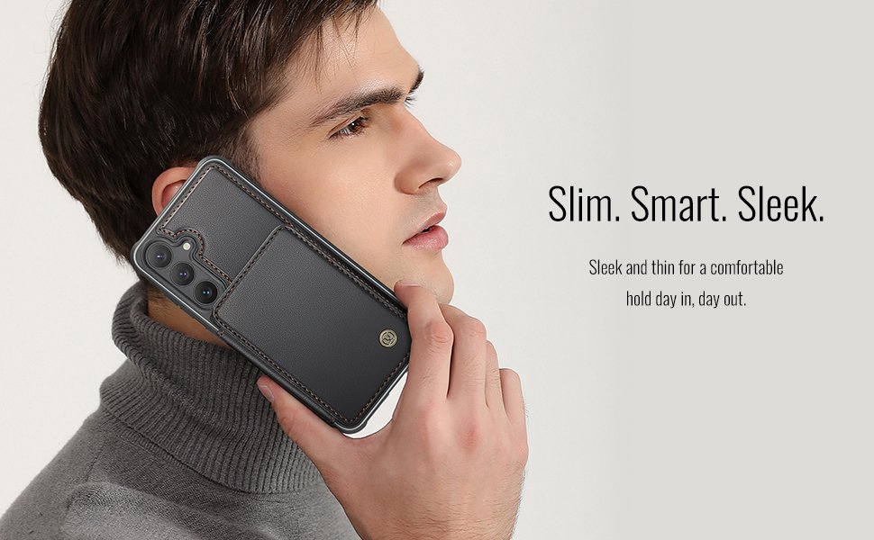ELEPIK Detachable Magnetic Wallet Case · Fashion Black — series product details 6
