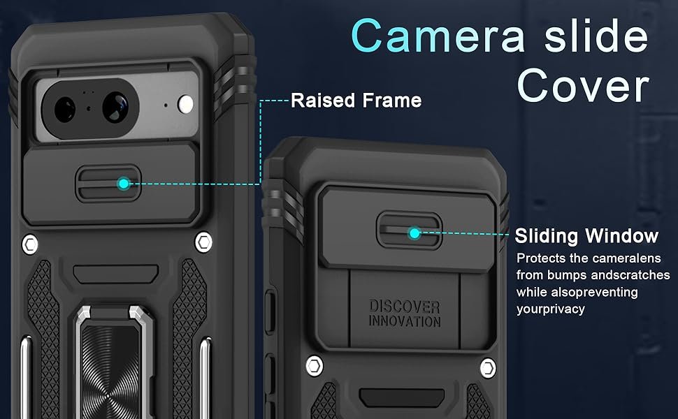 ELEPIK Camera Cover Stand Case · Black — series product details 2