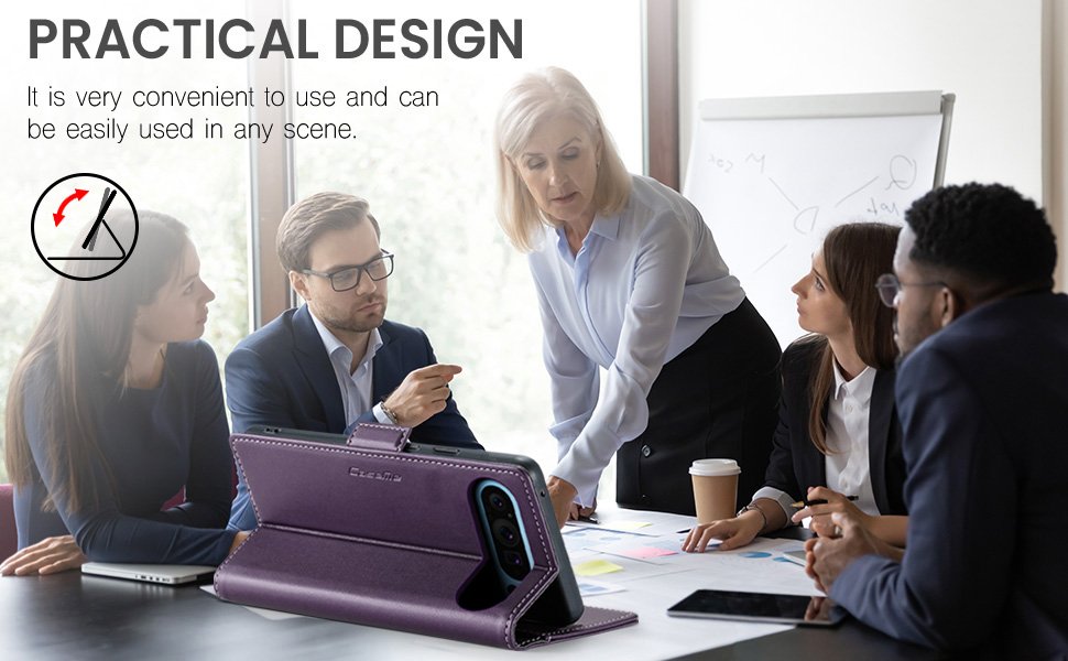 ELEPIK Folio Wallet Case · Fashion Purple — series product details 2