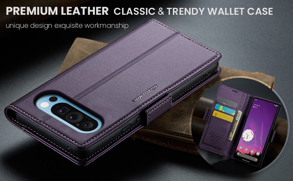 ELEPIK Folio Wallet Case · Fashion Purple — series product details 3