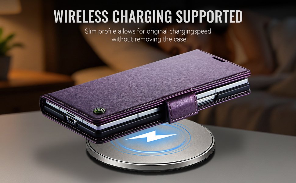 ELEPIK Folio Wallet Case · Fashion Purple — series product details 4