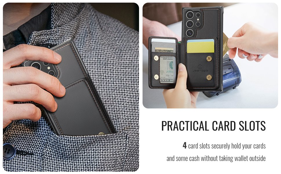 ELEPIK Detachable Magnetic Wallet Case · Black — series product details 4