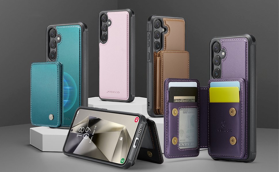 ELEPIK Detachable Magnetic Wallet Case · Fashion Black — series product details 7