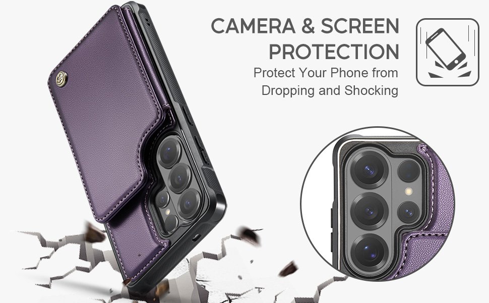 ELEPIK Back Wallet Case · Fashion Purple — series product details 4