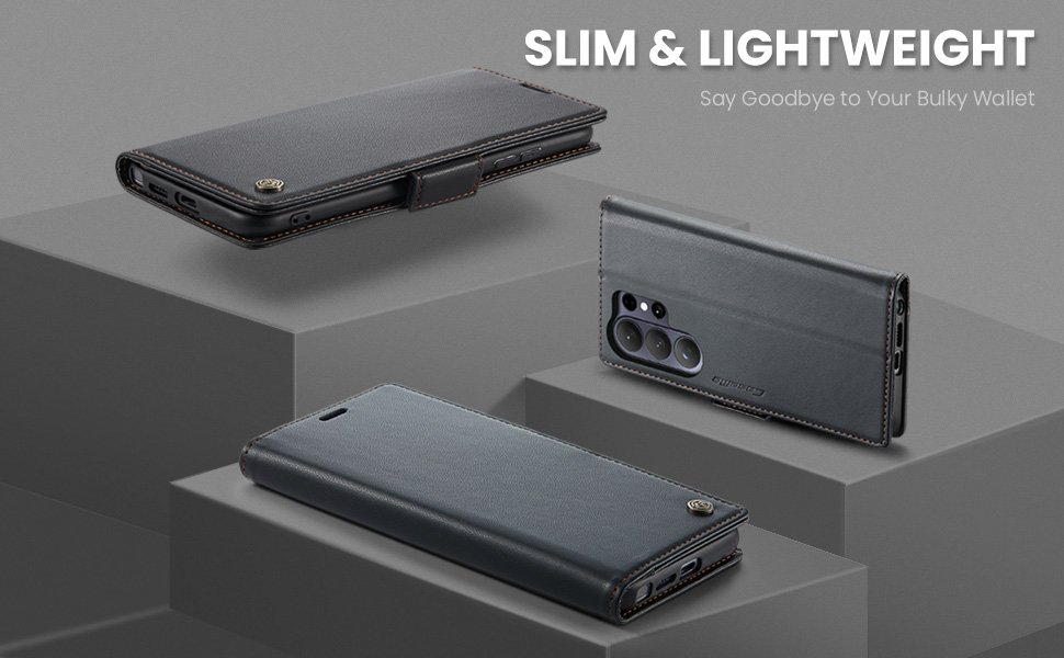 ELEPIK Folio Wallet Case · Fashion Black — series product details 6