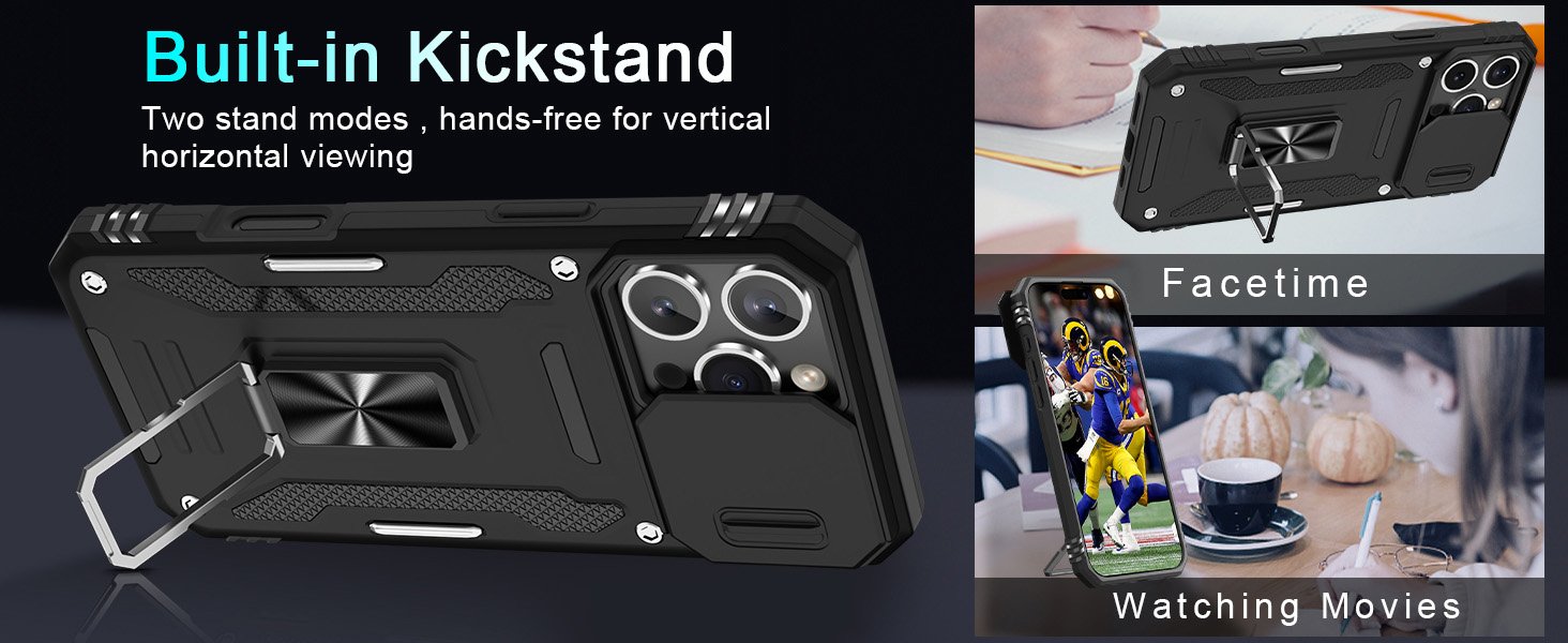 ELEPIK Camera Cover Stand Case · Black — series product details 5