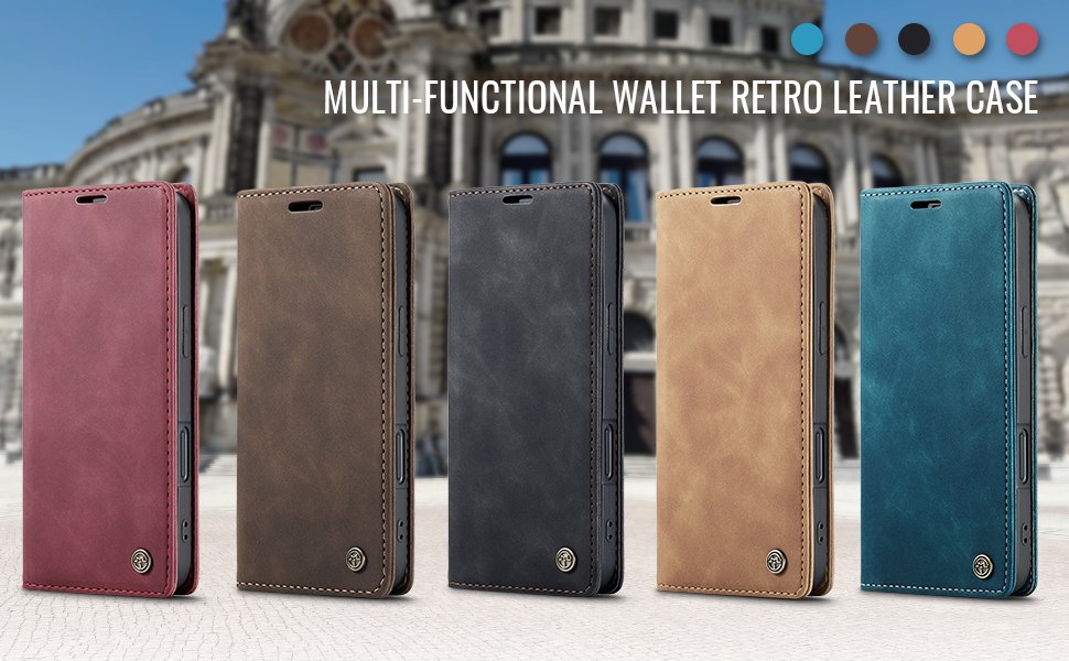 ELEPIK Folio Wallet Case · Elegant Black — series product details 1