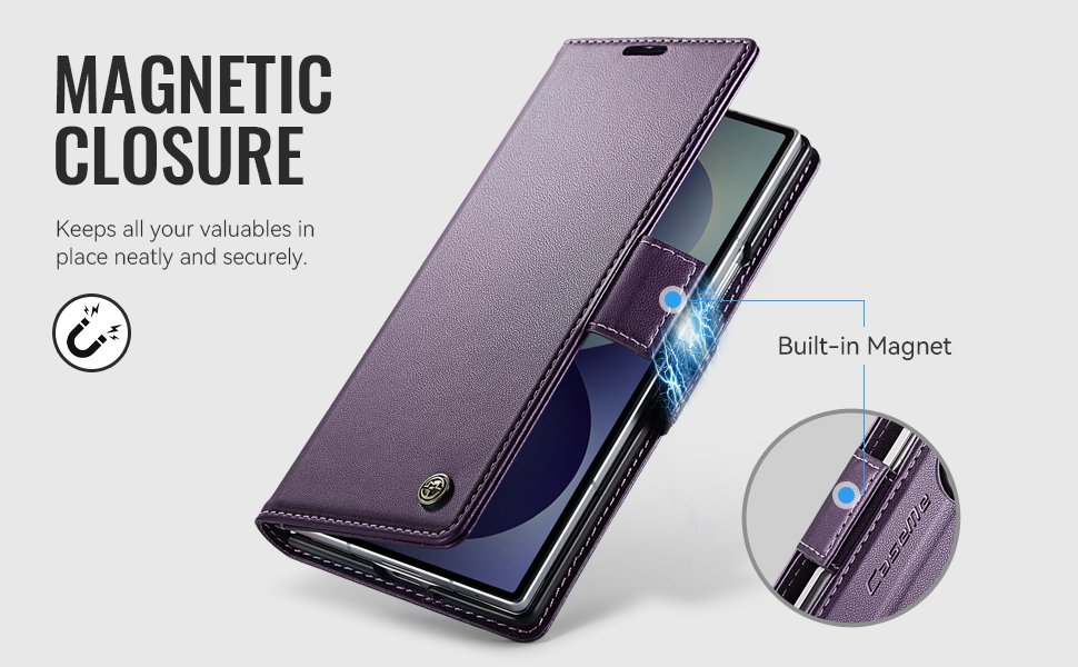 ELEPIK Folio Wallet Case · Fashion Purple — series product details 3