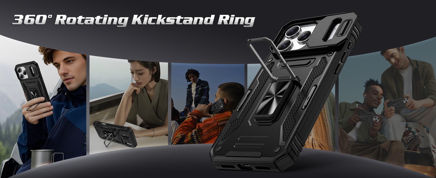 ELEPIK Camera Cover Stand Case · Black — series product details 3