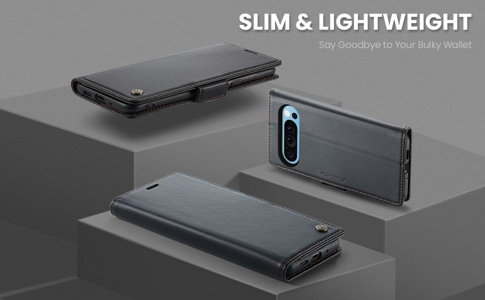 ELEPIK Folio Wallet Case · Fashion Black — series product details 6