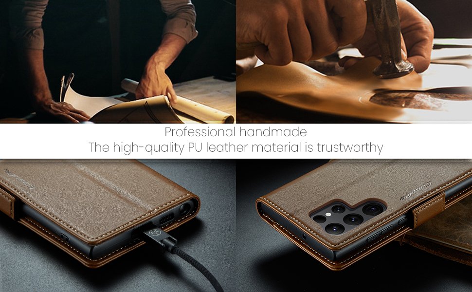 ELEPIK Folio Wallet Case · Luxury Coffee — series product details 5
