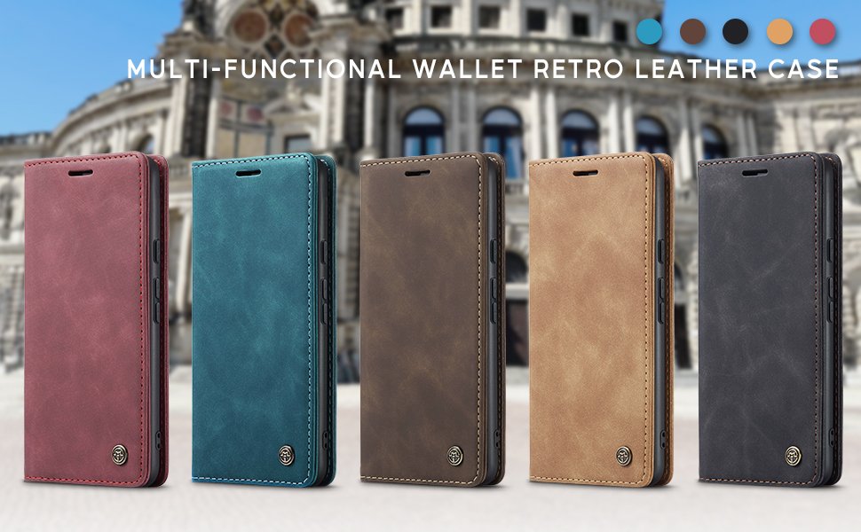 ELEPIK Folio Wallet Case · Elegant Black — series product details 1