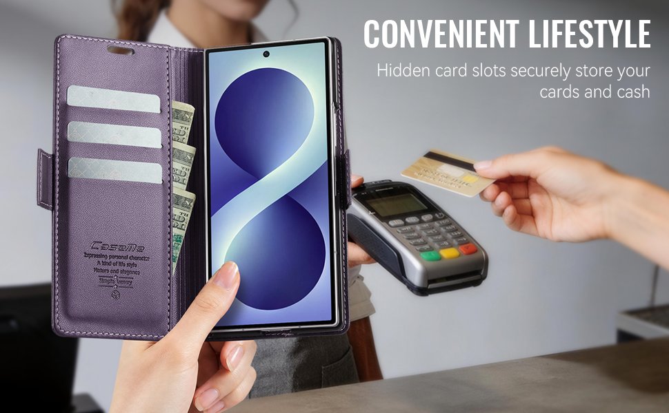 ELEPIK Folio Wallet Case · Fashion Purple — series product details 5