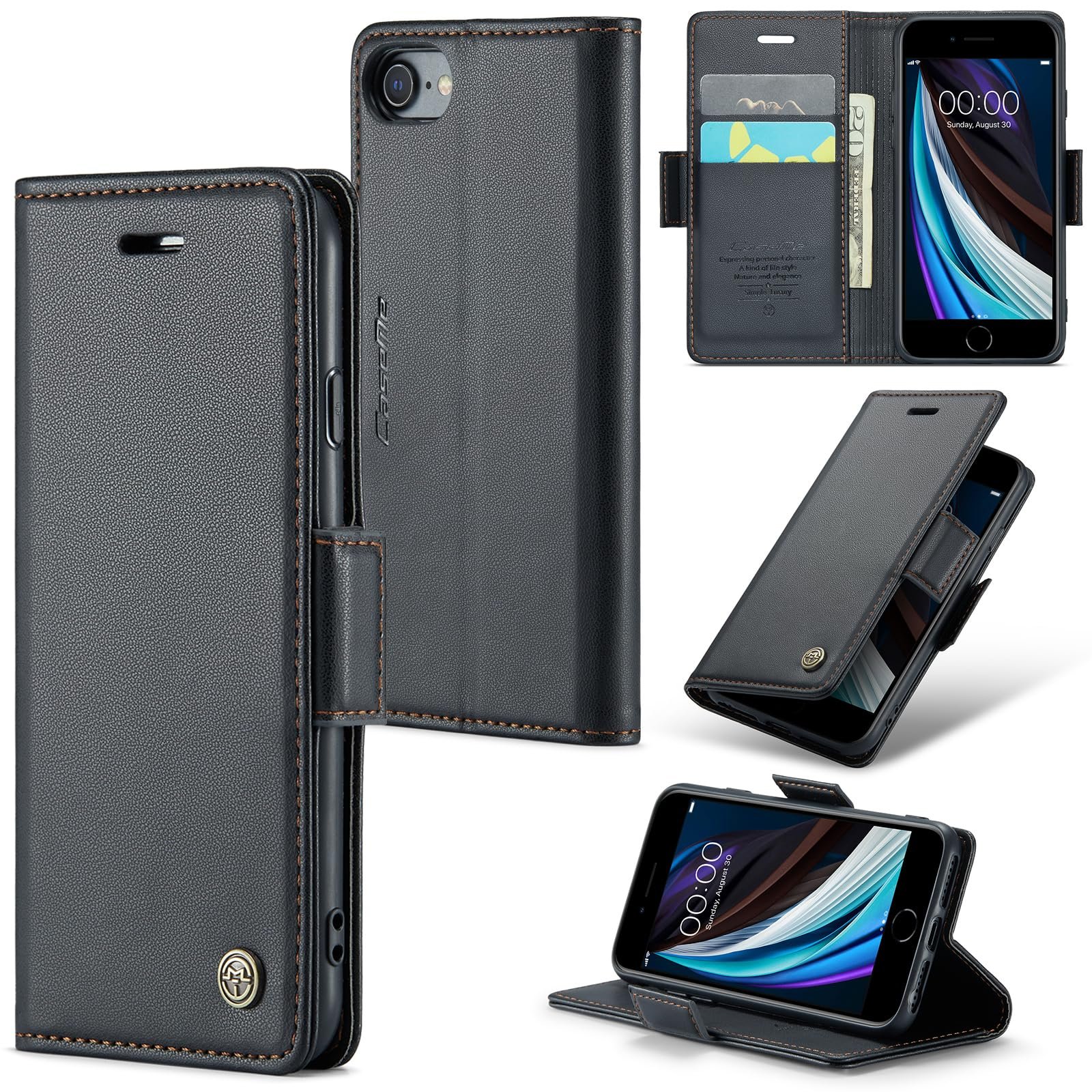 iPhone 6/7/8/SE2/SE3 · Fashion Black — product image 1
