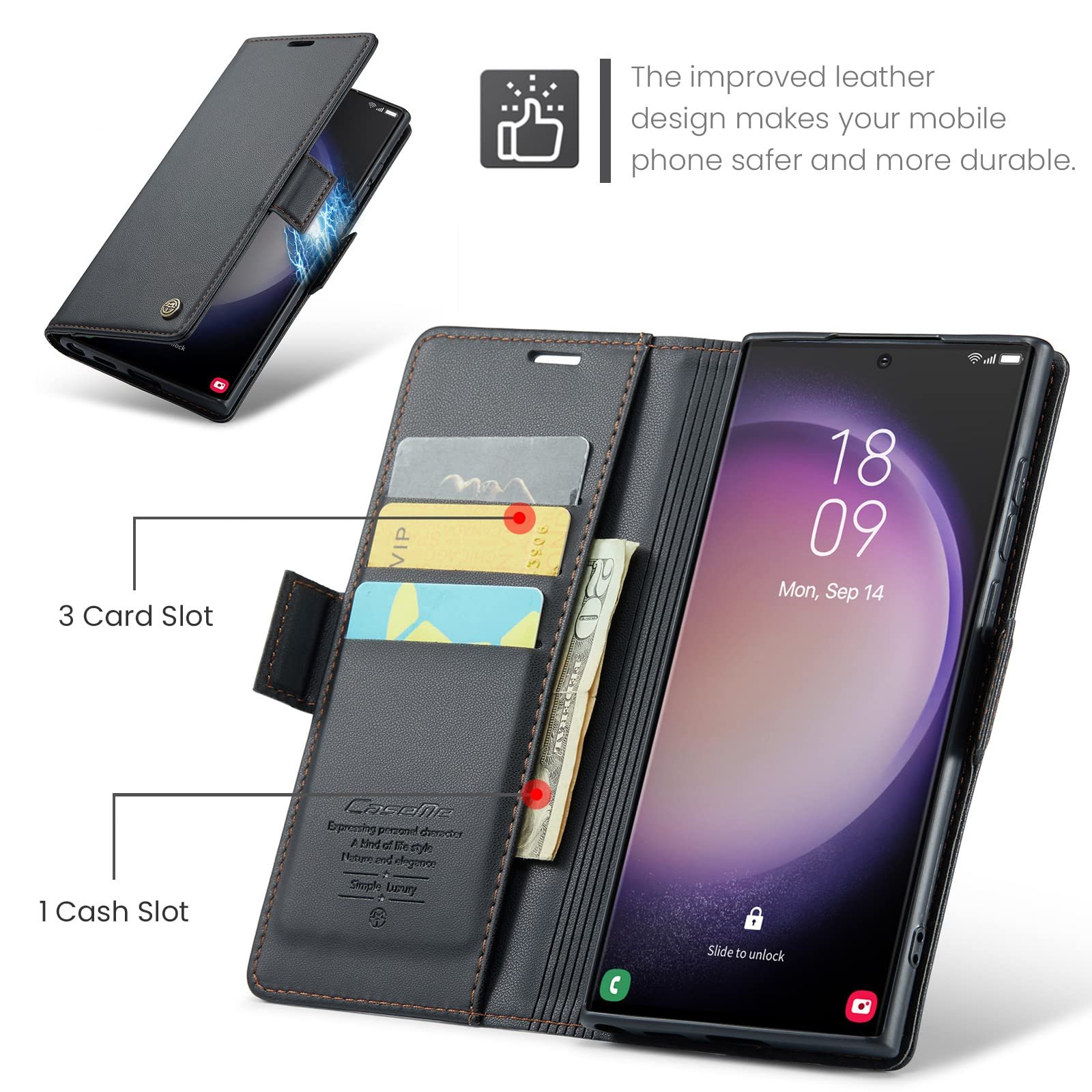 Samsung Galaxy S23 Ultra · Fashion Black — product image 2