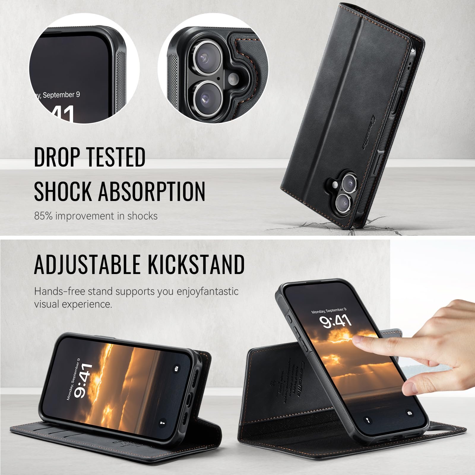 iPhone 16 · Classic Black — product image 4
