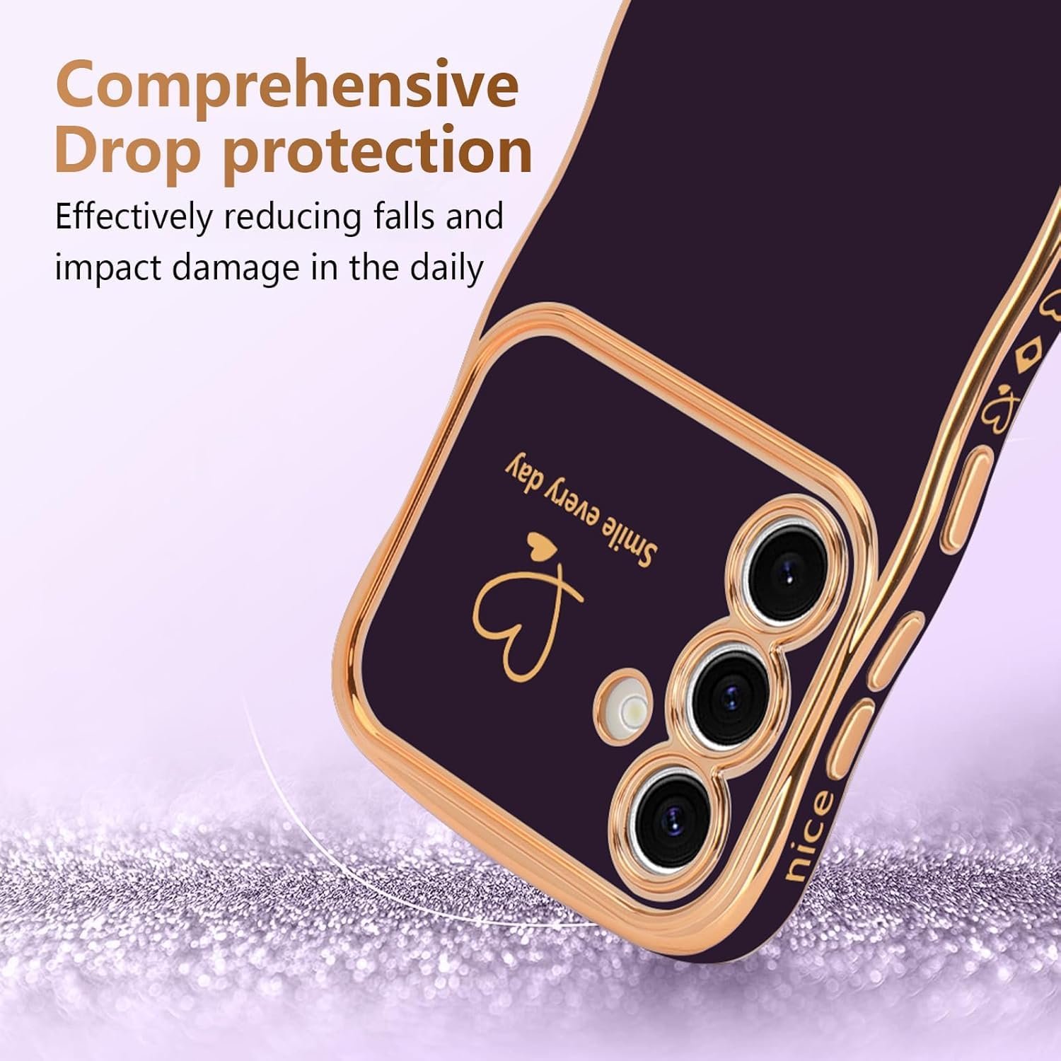 Samsung Galaxy S26 FE · Dark Purple — product image 3