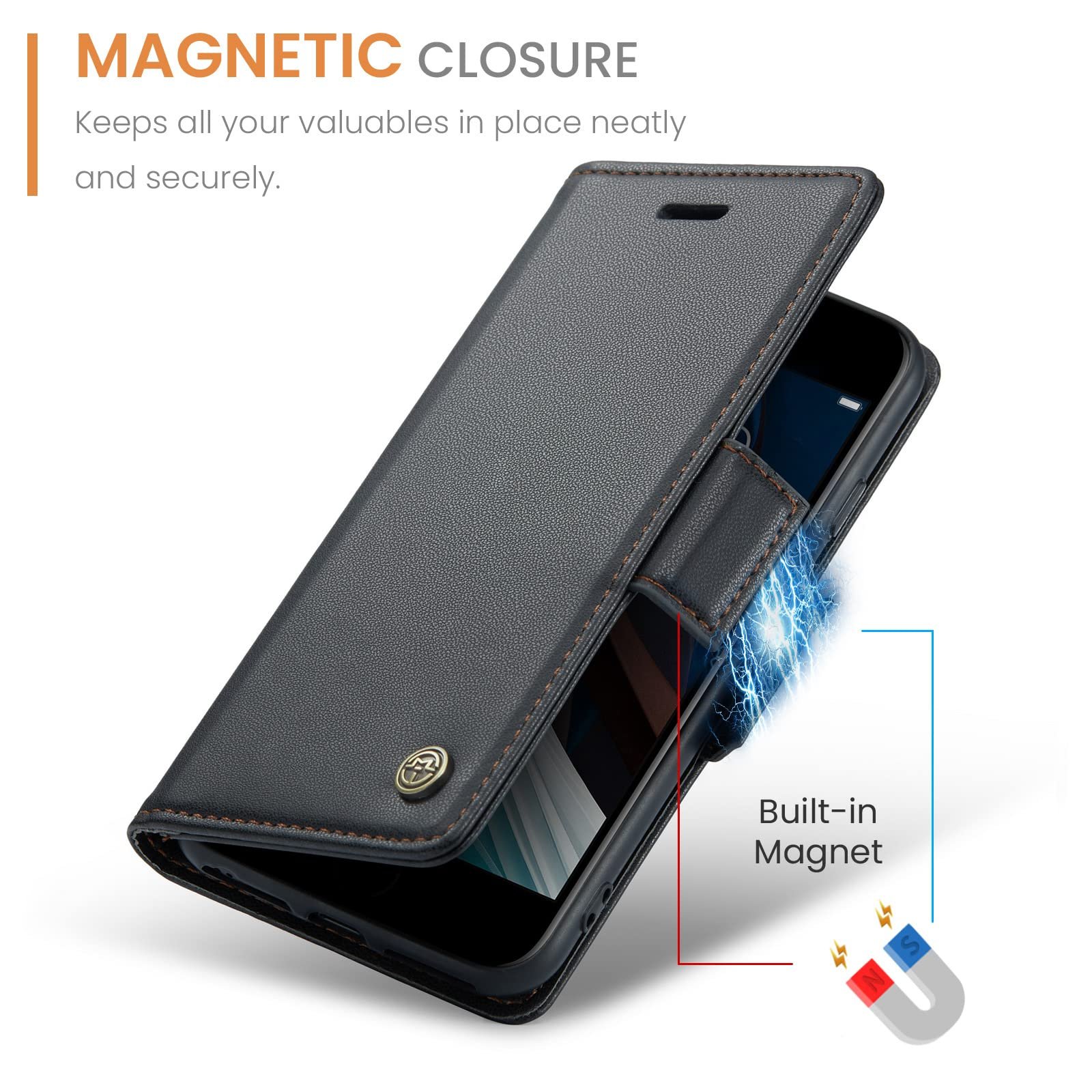 iPhone 6/7/8/SE2/SE3 · Fashion Black — product image 7