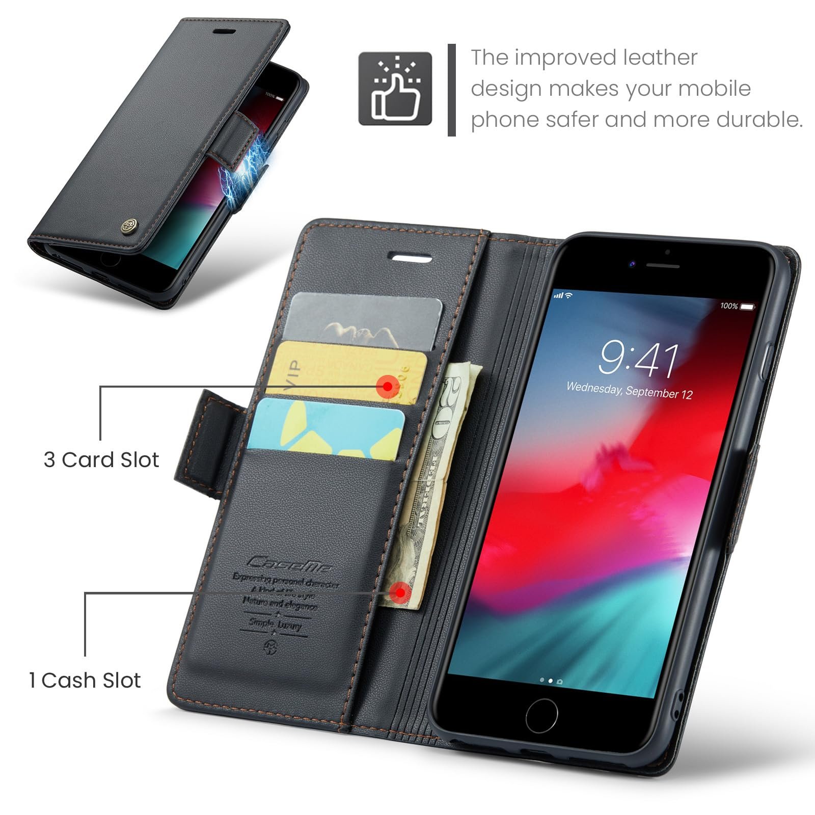 iPhone 6 Plus/7 Plus/8 Plus · Fashion Black — product image 2